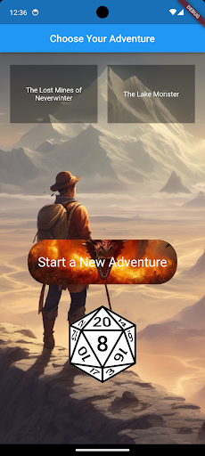 DnD Starter App Screen 3
