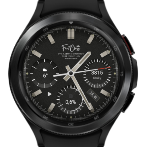 FirstClass_04 WearOS watchface logo