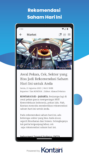 Android application Kontan:Business News & Insight screenshort