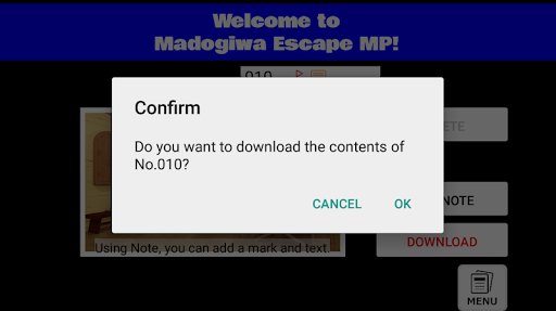 Portal of Madogiwa Escape MP Screen 2