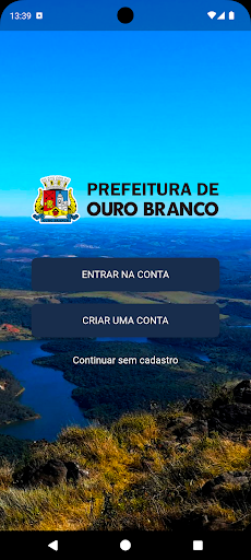 Android application Conecta Ouro Branco screenshort