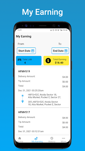 Home Fresh Meal Driver Screen 3