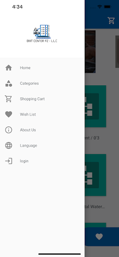 Android application BMT CENTER screenshort