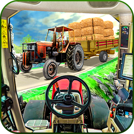 Real farming cargo tractor sim