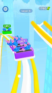 Roller Coaster Level Up