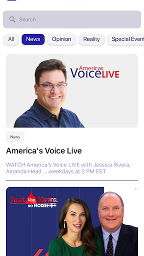 Real America’s Voice News Screen 2