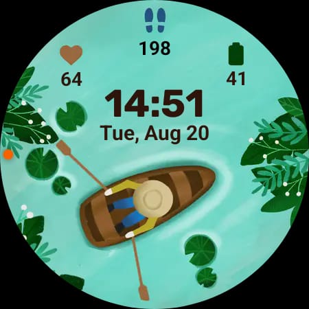 River Ride Watch Face Animated screenshot 2