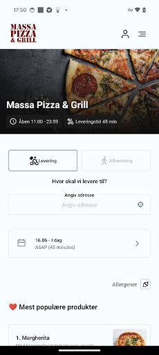 Massa Pizza & Grill Screenshot 1 - AppWisp.com