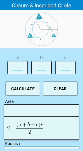 Triangle Calculator Screen 2