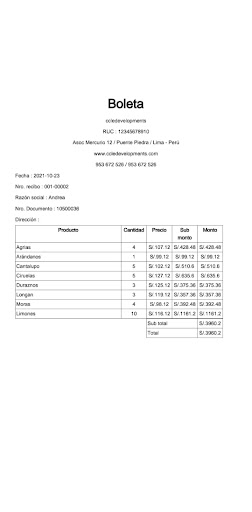 Cotización Punto de venta lite