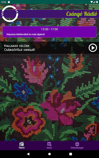 Csángó Rádió Screen 3