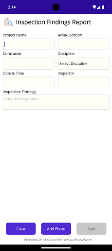 App screenshot