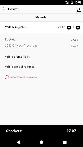 Peckish - Click and Collect Screen 3