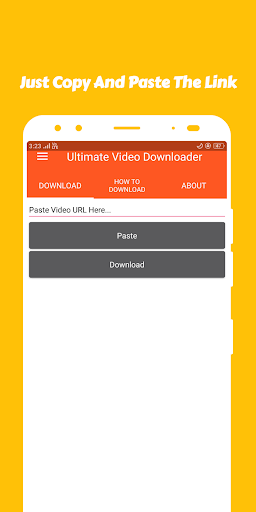 Android application Ultimate Video Downloader -Mad screenshort