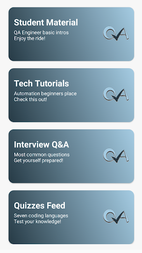 Android application Software Testing | QA Learning screenshort