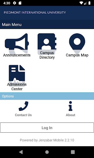 Android application Carolina University screenshort