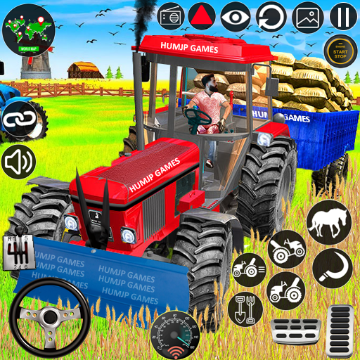 Farming Tractor Simulator 2023 : Drive Combine & Trucks