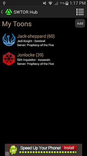 App screenshot