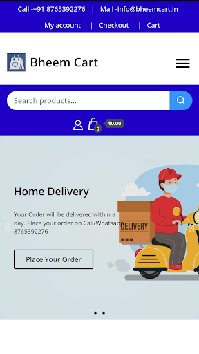 Android application Bheemcart screenshort