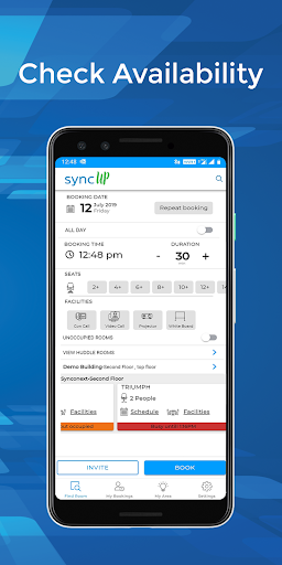 Android application syncUP screenshort