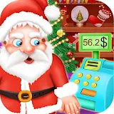 Santa Cashier Christmas Shop icon