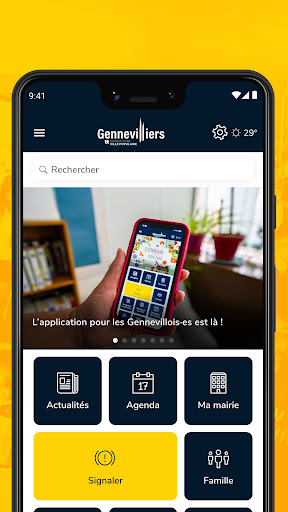 Android application Gennevilliers l'appli screenshort