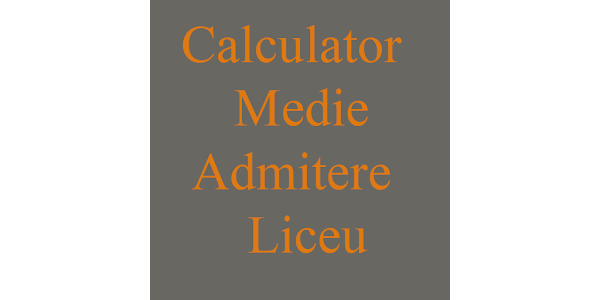 It's cheap activation Pygmalion Calculator Medie Admitere - Apps on Google Play