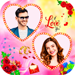 Cover Image of Download Love Heart Dual Photo Frame  APK