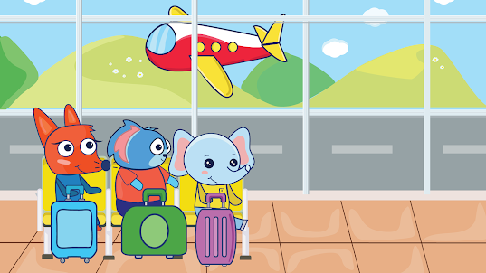Flughafen-Spiele für Kinder