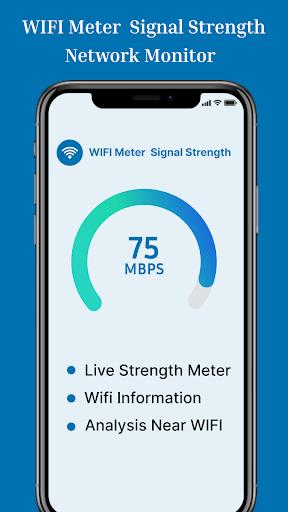 Android application WiFi Signal Strength Meter screenshort