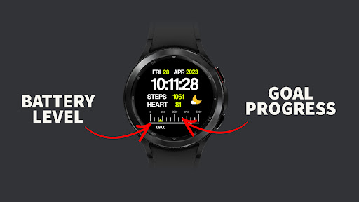 Sleek Sports Watch Face Screen 3
