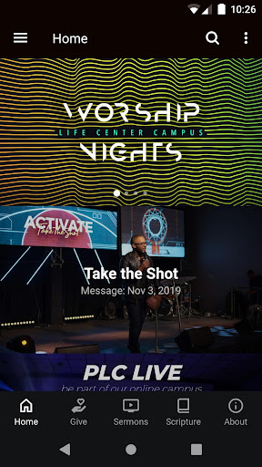 Android application Purpose Life screenshort