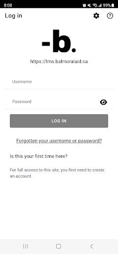 Android application BASS LMS screenshort