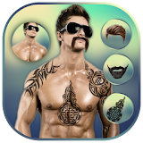 Man Hairstyle Tattoo Maker icon