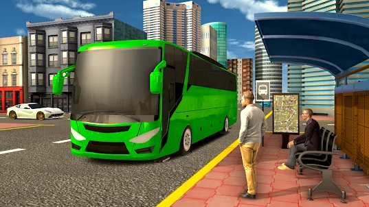 City Coach Bus Driving 3D Sim