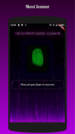 RealFingerprint Mood Scanner, Screen 3