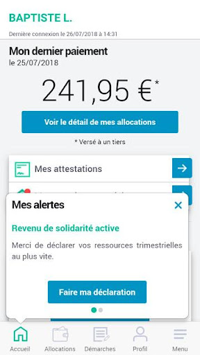 Caf Mon Compte Applications Sur Google Play