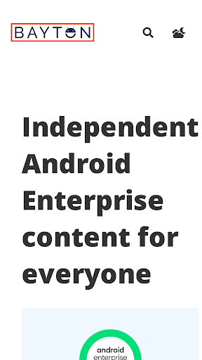 Android application BAYTON screenshort