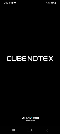 Android application Cube Note X screenshort