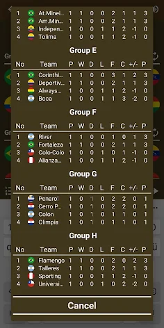 Libertadores Calculator 2023 - Screenshot 4