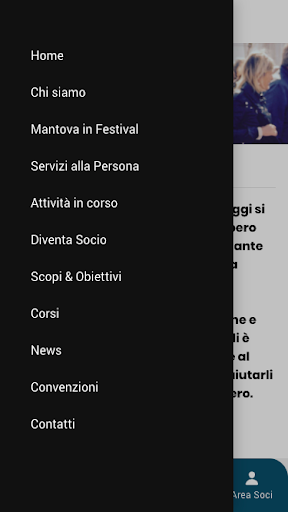 Android application Associazione Comunali screenshort
