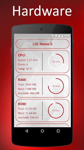 PhInfo (Full device details) Screen 2