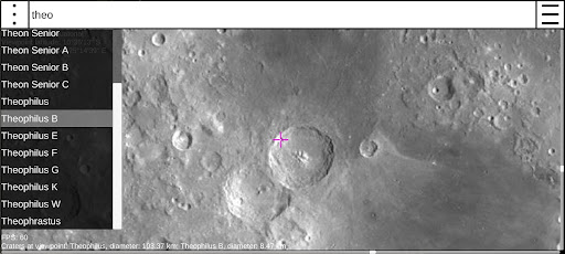 Android application Moonscape3D screenshort