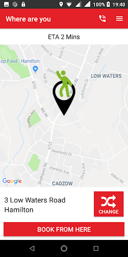 Android application Bridge Cars Hamilton screenshort