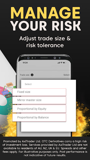 Screenshot of Axi Copy Trading