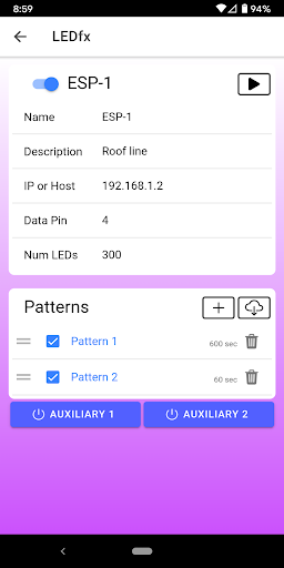 LEDfx Screen 3