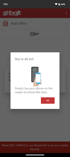 BQT miPASS Screen 2