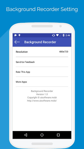 Background Recorder Screen 2