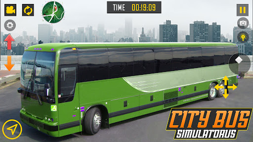 Modern Bus Coach Driving Games Screen 2