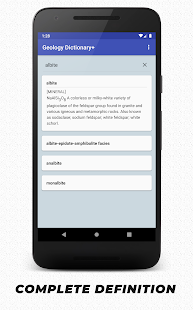 Geology Dictionary+ Capture d'écran